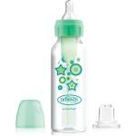 Dr. Brown's Преходно шише Dr. Brown's Options+ Narrow - Зелени звезди, 250 ml (72239317372) - ozone