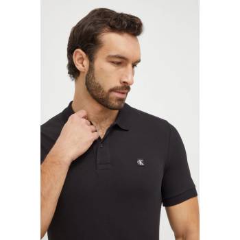 Calvin Klein Jeans Polokošile Embro Badge J30J325269 černé