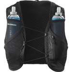 Salomon Раница за трейл бягане Salomon Active Skin 8 Set Running vest - Black / Metal - размер XS (502-4895-1411)
