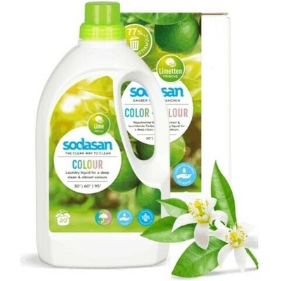 Sodasan Tekutý prací prostriedok COLOR limetka 20 l