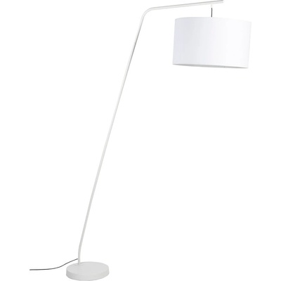 White Label Living Бяла подова лампа с текстилен абажур (височина 220 cm) Martine - White Label (5100155)
