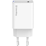 ColorWay AC зарядно устройство GaN Mini CW-CHS057PD-WT 45W PD порт PPS USB-C бяло (CW-CHS057PD-WT)