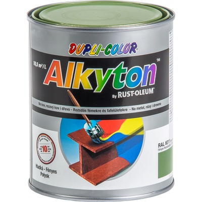 Alkyton lesklý 0,75L RAL 6011 rezedová zelená lesk – Zbozi.Blesk.cz