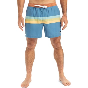 Quiksilver Бански гащета Quiksilver Everyday Straight Volley 15´´ swimming shorts - Blue (Coronet Blue Retro Stripe)