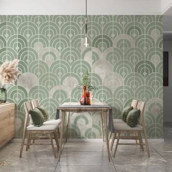 Image 1 of Art Gift Decor Фототапет - Зелена илюзия