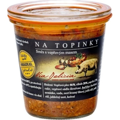 Via Delicia Na hrianky zmes s bravčovým mäsom 265 g