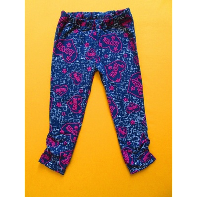 Arex legíny 3/4 s potiskem denim