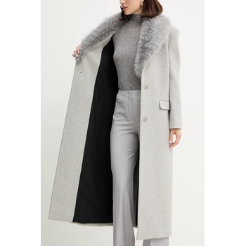 Patrizia Pepe Палто с вълна Patrizia Pepe в сиво 2O0212 A512 (2O0212.A512)