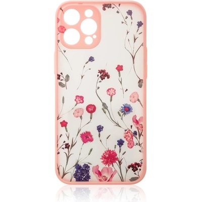 HQWear Дизайнерски калъф за iPhone 12 Pro Max флорален, розов (9145576253724)