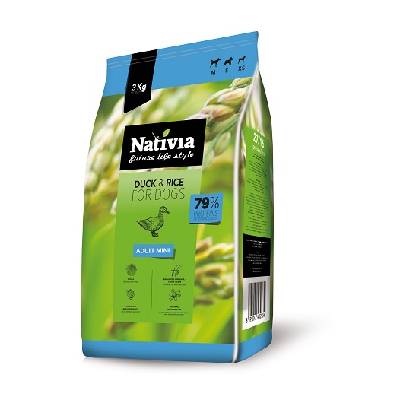 Nativia Adult mini - Duck&Rice 3 kg
