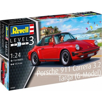Revell Plastic ModelKit auto 07689 Porsche 911 Targa G-Model 18-07689 1:24