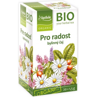 Apotheke BIO Pro radost bylinný čaj 20 x 1,5 g