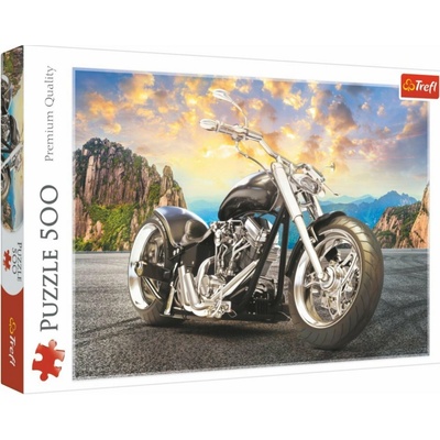 Trefl Black motorcycle 500 dielov