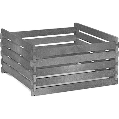 Recyklát kompostér 1200x1200x940 mm, šedý