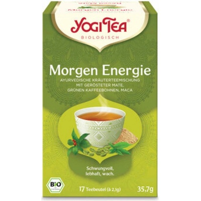 Yogi Tea Bio čaj na rannú energiu 17 čajových vrecúšok