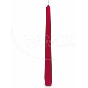 Wimex WIMEX s. r. o. Конична свещ бордо Ø23 x 245 мм [10 бр. ]