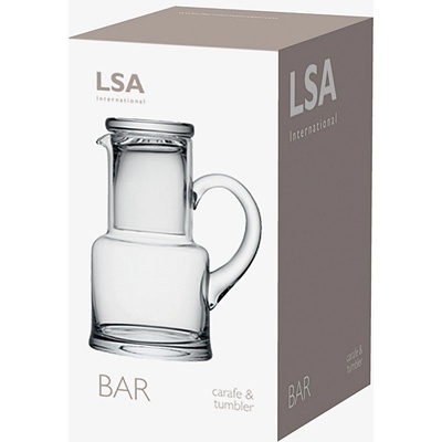 LSA International Karafa a sklenice Bar / 190 ml čirá 730 ml