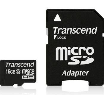Transcend microSDHC 16 GB Class 10 TS16GUSDHC10