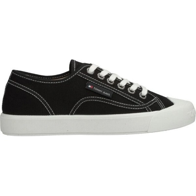 Tommy Hilfiger TJW FOXING SNEAKER CANVAS černá