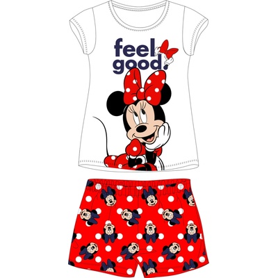 Dievčenské pyžamo Minnie Mouse 5204C256 biela červené