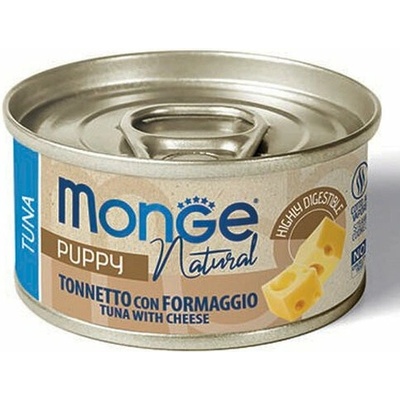 Monge Dog Natural Tuna with cheese 95 g