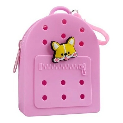 Gifty Silikonová peněženka růžová +1 pin