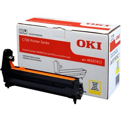 OKI 46507413 Оригинален барабан, жълт, c712 (46507413)