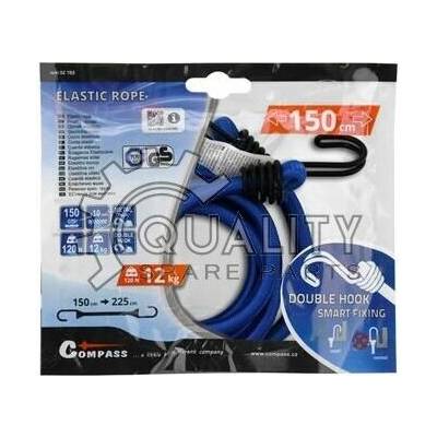Upínač pružný 150 cm DOUBLE HOOK