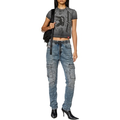 Diesel džínsy D-Ursy jogg sweat jeans čierna