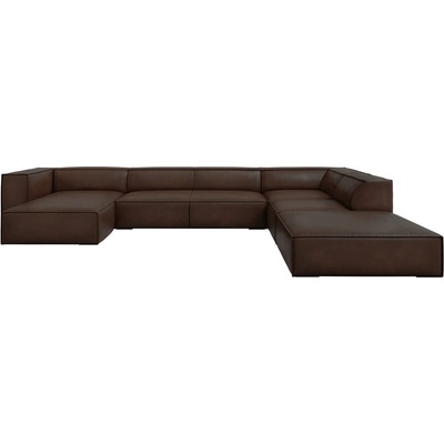 Windsor & Co Ъглов диван от тъмнокафява кожа (десен ъгъл) Madame - Windsor & Co Sofas (WIN_UR_71_F1_MADAME6)
