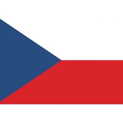 Samolepka vlajka Česká republika 21x29,7 cm 1 ks