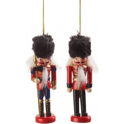 Villeroy & Boch Winter Collage Accessoires závesná ozdoba luskáčik Set 2 ks 12 cm