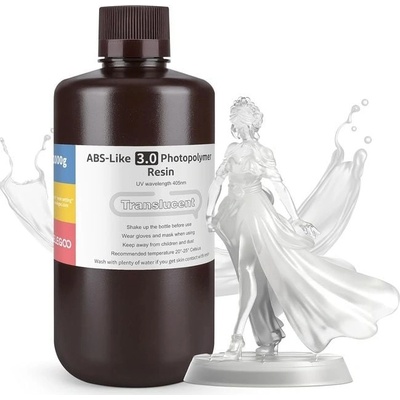 Elegoo ABS-like Resin V3.0 1KG Translucent 50.103.0158 – Zboží Živě