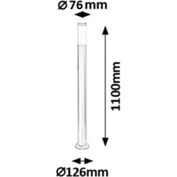Image 1 of Rábalux Inox Torch 8268
