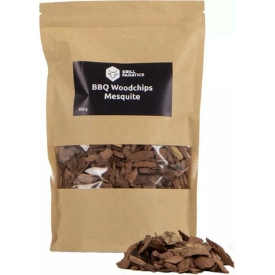 Grill Fanatics Drevené štiepky Mesquite BBQ 500 g