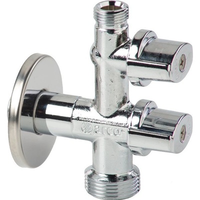 ARCO kombinovaný pračkový ventil s odbočkou 1/2\'x3/4\'x3/8\', anticalc, chrom – Zbozi.Blesk.cz