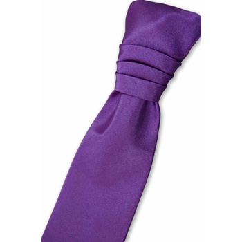 Francúzska kravata chlapčenská + vreckovka fialová