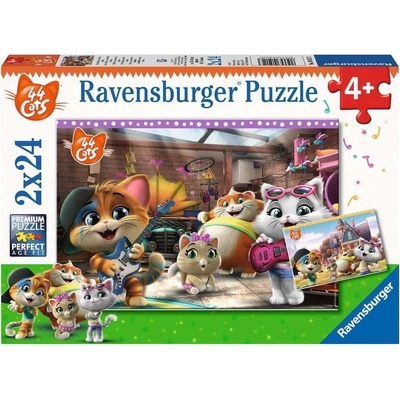 Ravensburger 44 koček 2 x 24 dílků