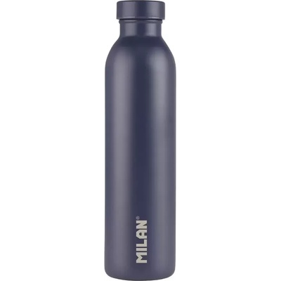 MILAN Изотермична бутилка за вода Milan 1918, тъмносиня, 591 мл