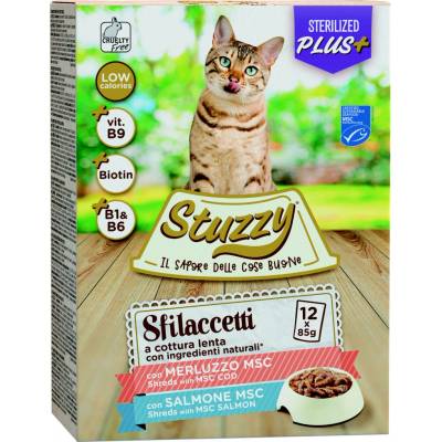 Stuzzy Cat Adult Sterilised rybí 12 x 85 g