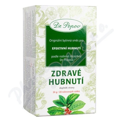 Dr.Popov Čaj Zdravé hubnutí 20 x 1,5 g