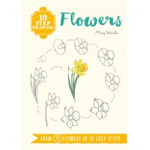 10 Step Drawing: Flowers - Draw 75 Flowers in 10 Easy Steps Woodin MaryPaperback