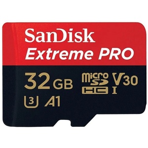 SanDisk microSDHC Extreme Pro 32GB A1/V30/C10/UHS-I (SDSQXCG-032G-GN6MA/173427)
