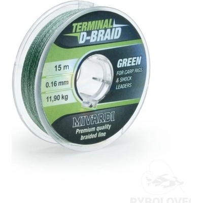 Mivardi Terminal D-Braid Green 15m 0,08mm