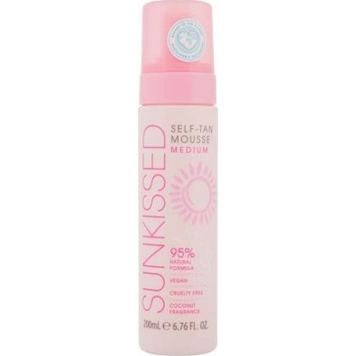 Sunkissed Self-Tan Mousse samoopalovací pěna pro střední opálení Medium 200 ml