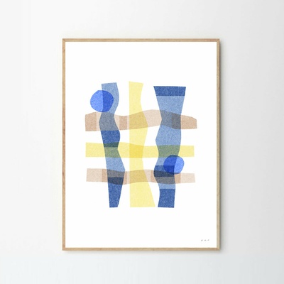 Moikka Plagát Criss Cross by Another Art Project 50x70 cm