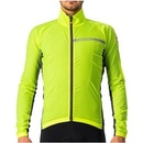 Cyklistické vetrovky a vesty Castelli Squadra Stretch jacket žltá neón