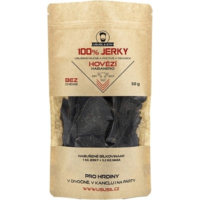 Usušil & Syn Hovězí Jerky Habanero 50 g