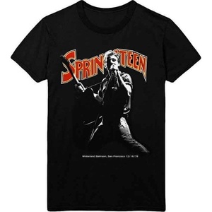 Bruce Springsteen Winterland Ballroom Singing Black XL Риза (SPRINGTS05MB04)