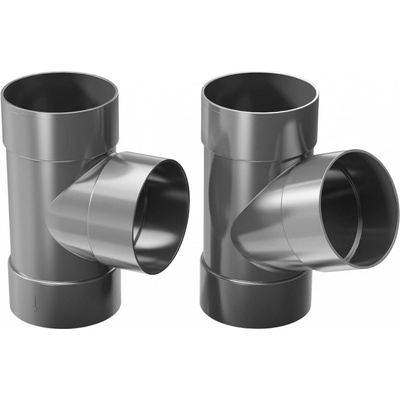 Gutta Aqua Plastové napojenie do zvodu 63 mm 67.5° antracit